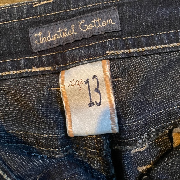 Women’s Jean Shorts, dark wash, size 13. - Picture 3 of 3